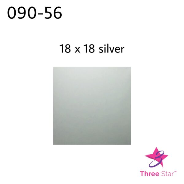 silver 18x18