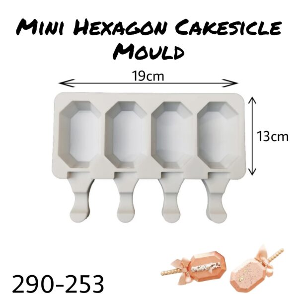 Mini Hexagon Cakesicle Mould 253