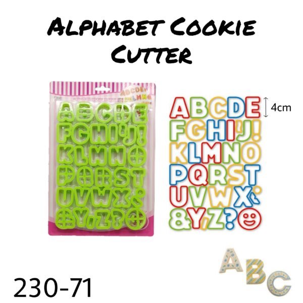 Alphabet Cookie Cutter