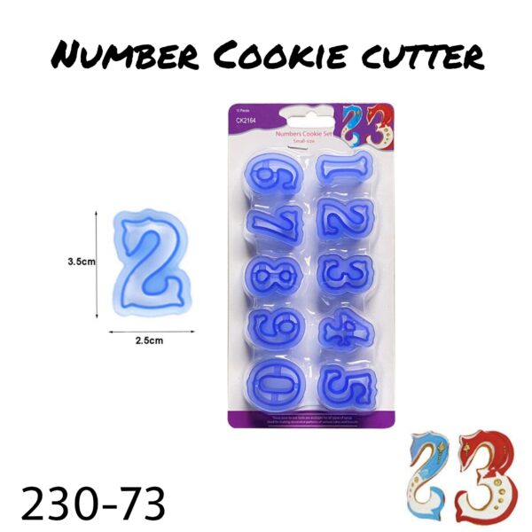 Number Cookie Cutter Set