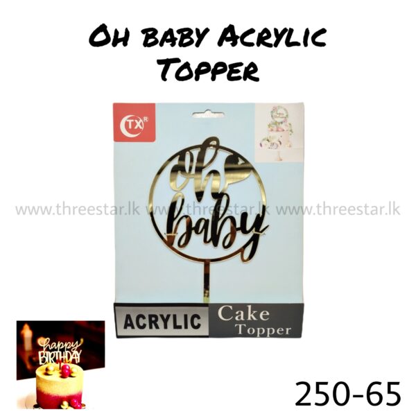 Oh Baby Topper 65