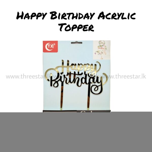 Acrylic Topper 6