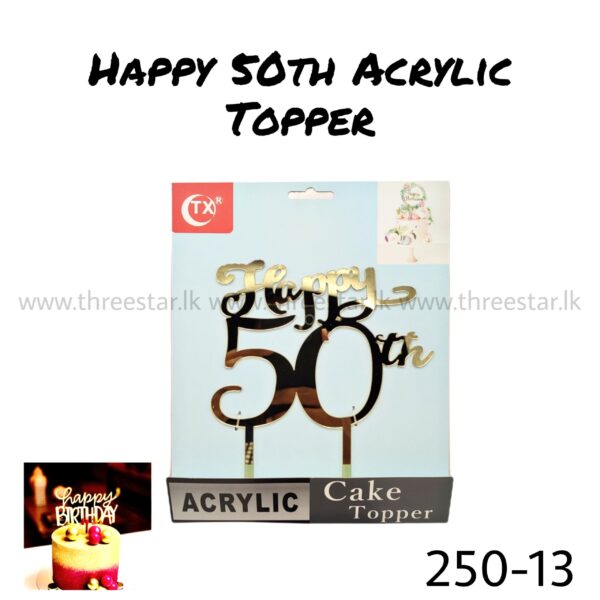 Happy 50th Topper 13