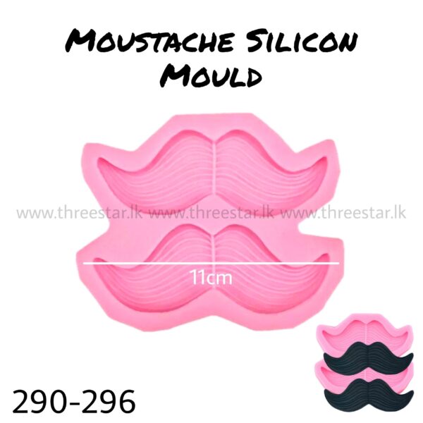 Moustache Silicon Moulds 296