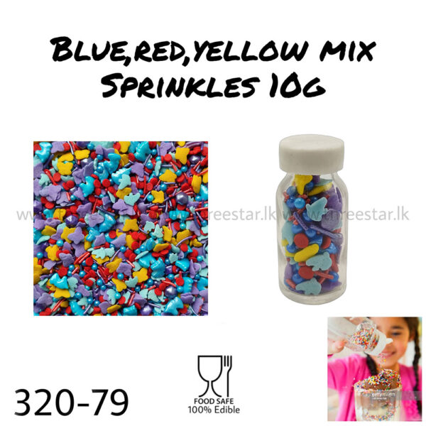 Blue, Red, Yellow Mix 10g